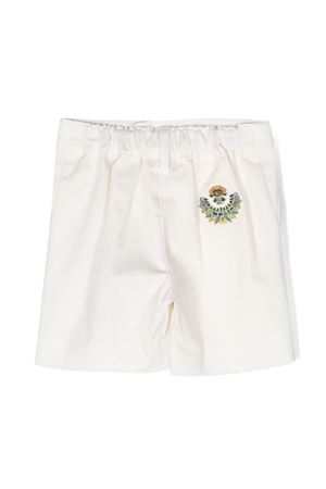 bermuda in cotone bianco ETRO KIDS | GU6529G0019101